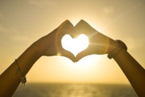 Sunset Hands Love Woman Sunset Hands Love Woman